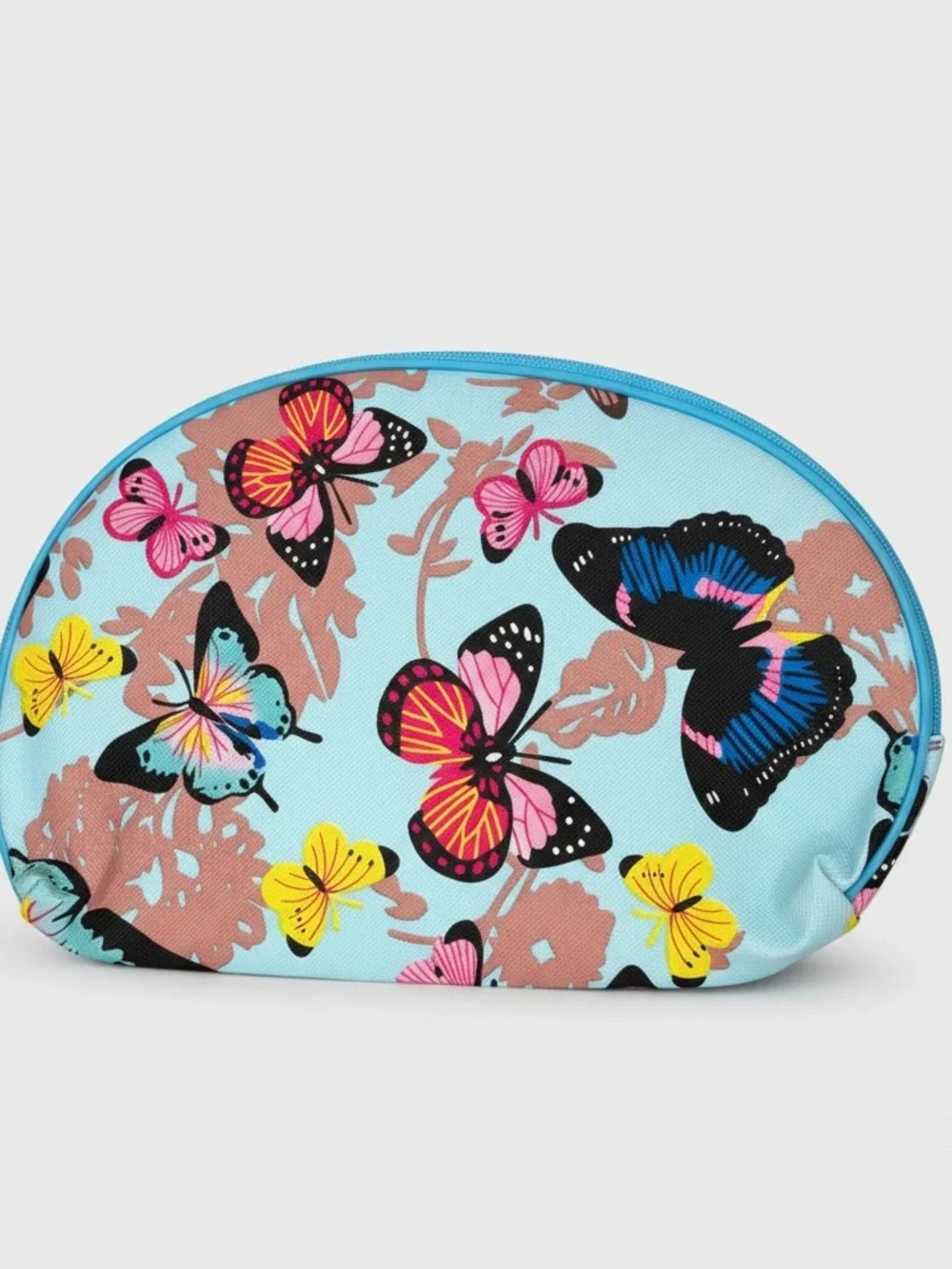 Butterfly Cosmetic Bag Set | Zipper Makeup Pouch Duo | Travel Toiletry Organizer - Picture 4 of 6